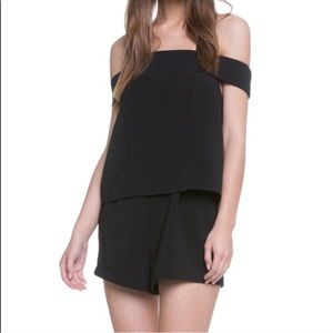 NWT Endless Rose Black Romper